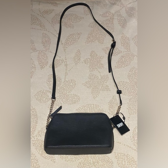 DKNY Color Block Monogram Dome Crossbody Bag - Picture 4 of 7